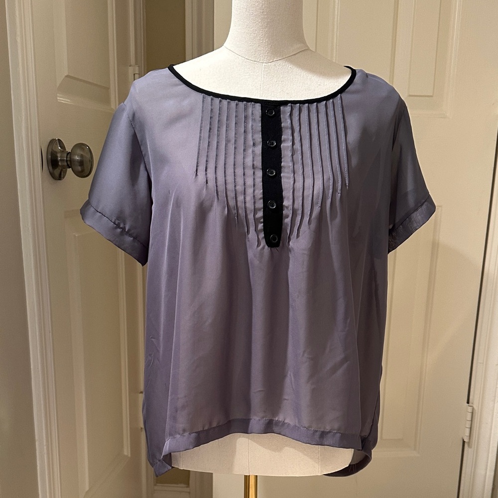 Sheer Oversized Blouse